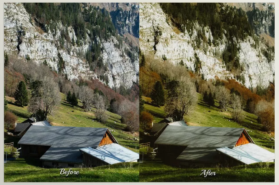 improve color in nature footage