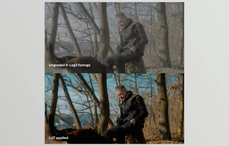 Color Grading Log Footage - Sample 1