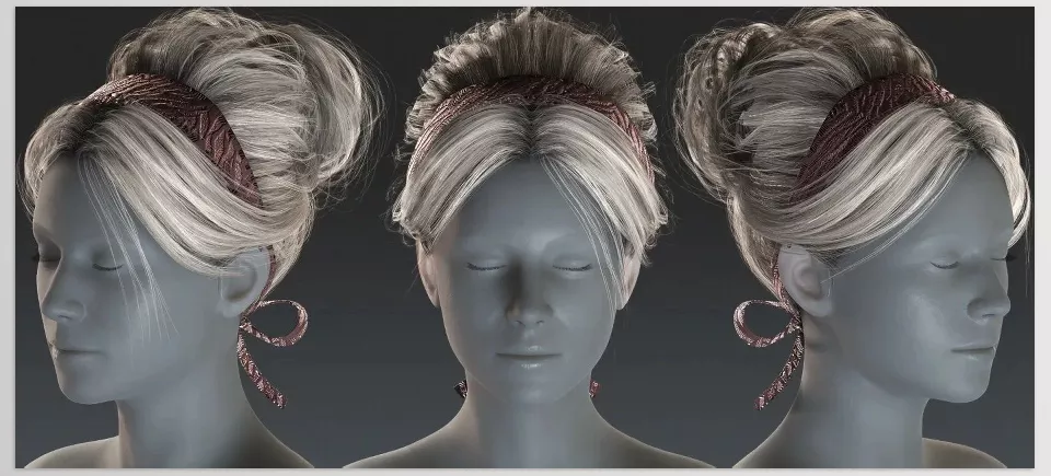 Hair Tools for Blender - Sample 1