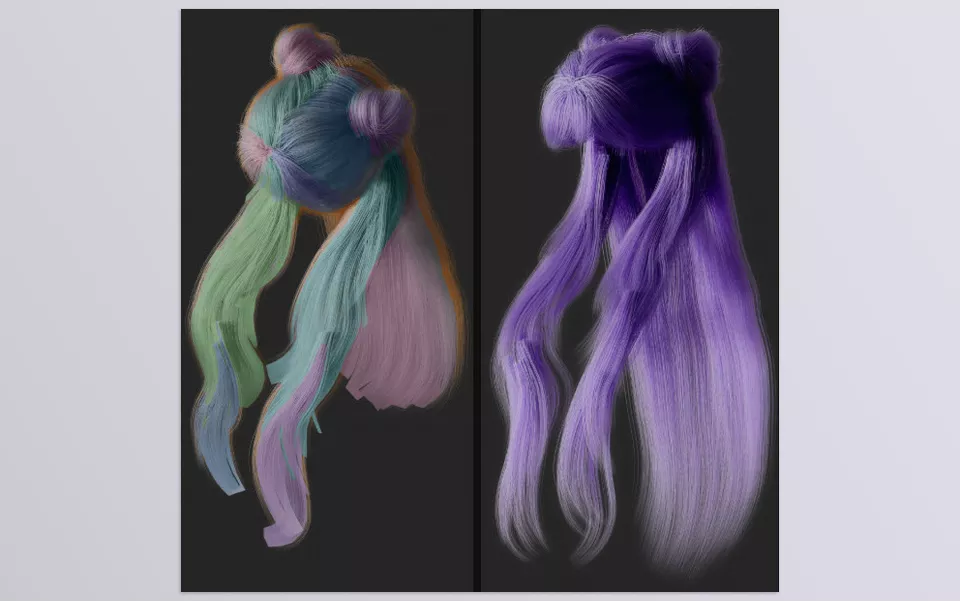 Hair Tools for Blender - Sample 5
