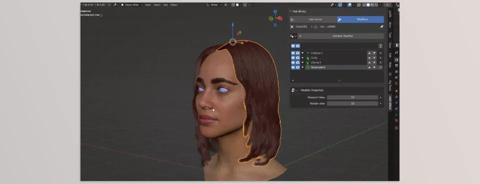 Hair Tools for Blender - Sample 7