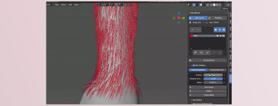 Hair Tools for Blender - Sample 8
