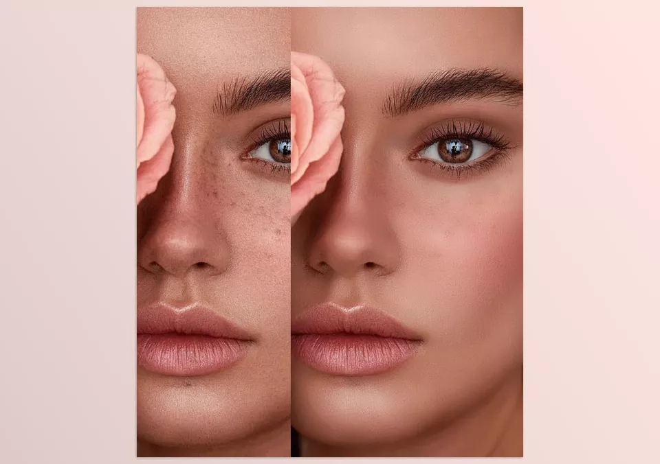 Best photoshop retouch actions - Sample 1