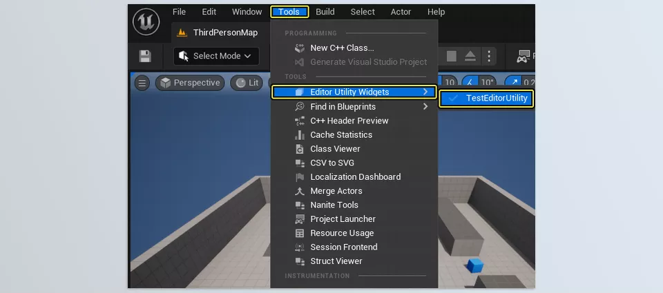 Unreal Engine tools - Sample 4