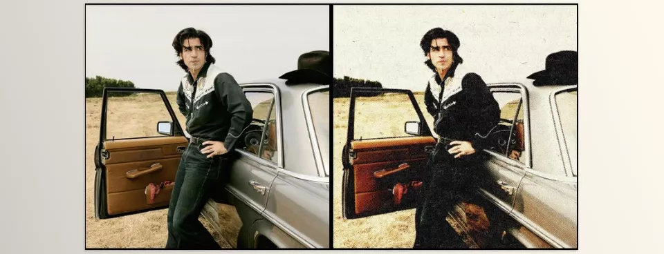 Nostalgic photo effects - Sample 1