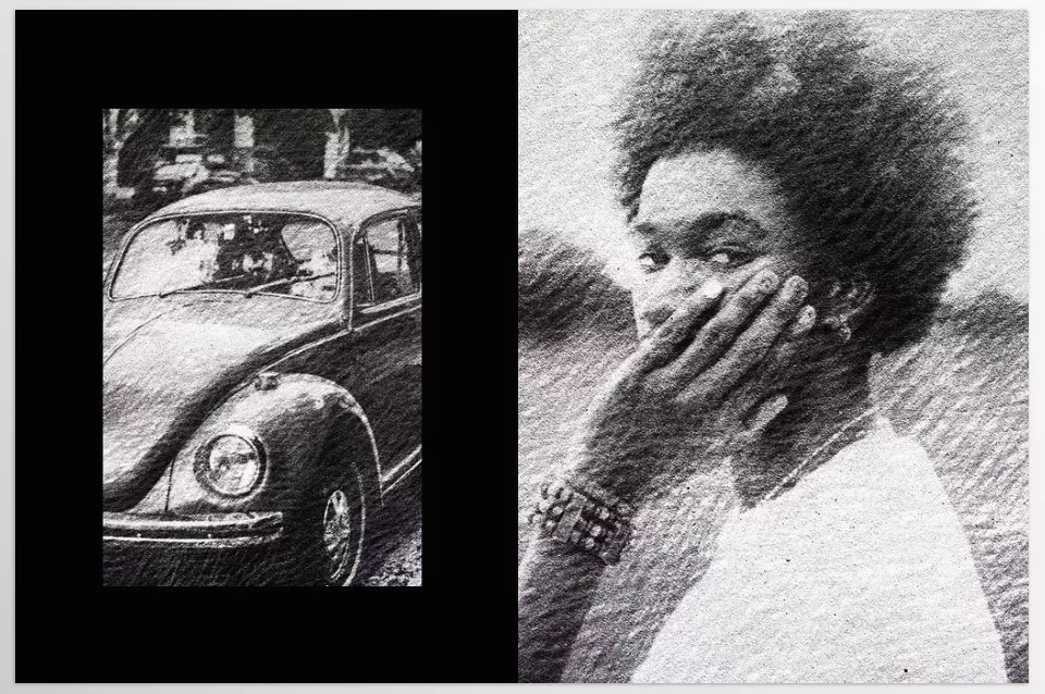 Pencil Drawing Photo Effect - Sample 3