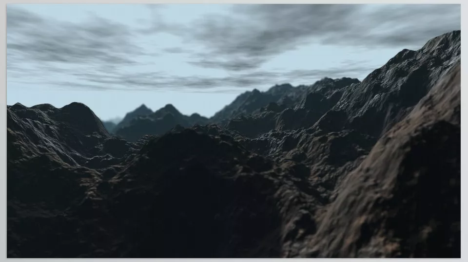 Fractal Terrain Plugin - Sample 1