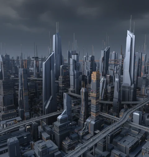 Icity | City Generator Addon: Quick City Modeling with Blender 9