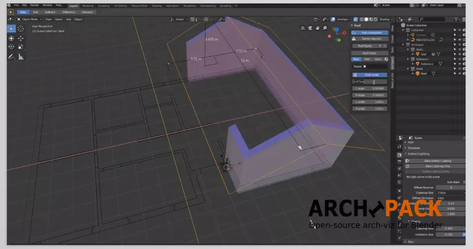 Blender-Archipack - Sample 1