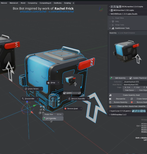 Machin3tools: How to Master Blender Modeling with Intelligent Shortcuts 5