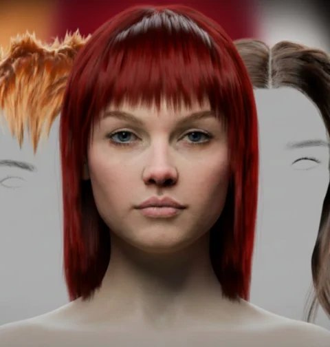Globalhair: Fast and Professional Hair in Blender 9