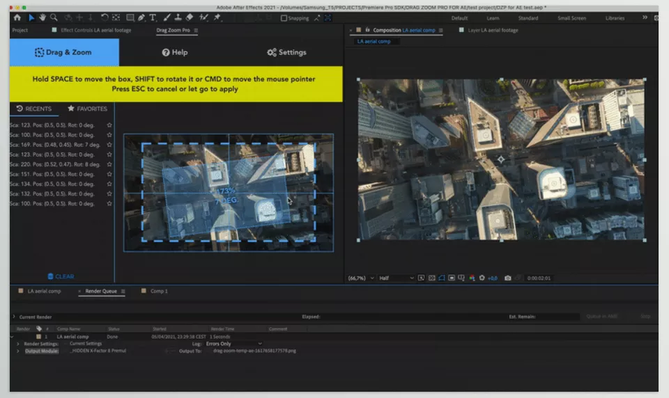 Drag Zoom Pro Plugin - Sample 1