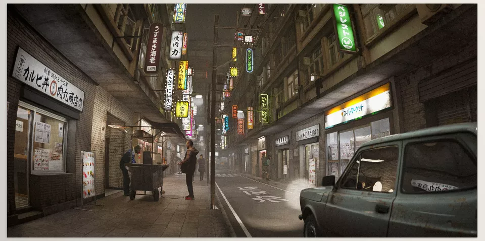 Procedural Alleys - Sample 1