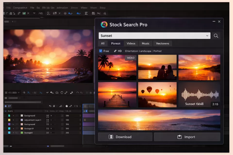 Stock Search Pro - Sample
