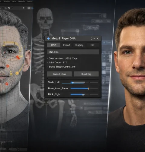 MetaBlRiger Blender Addon: Reliable MetaHuman Rig and FBX Export for UE5 7