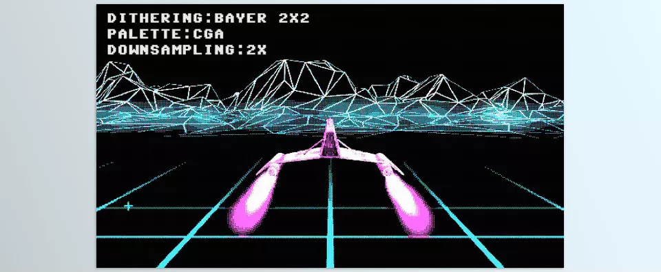 RetroDither Plugin - Sample 2