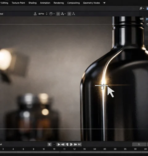 Light Wrangler: Controlled Blender Lighting for Clean Reflections 8