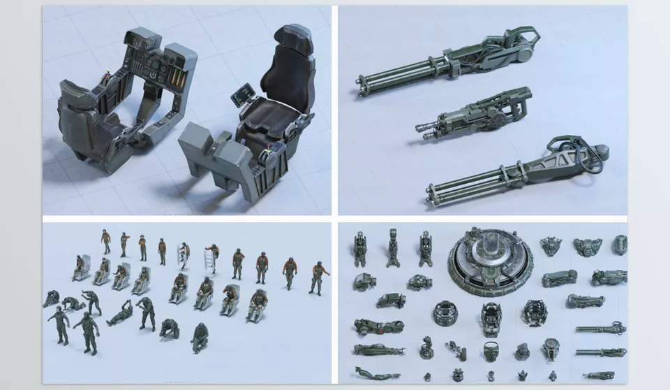Mech Squad Collection - Sample 1