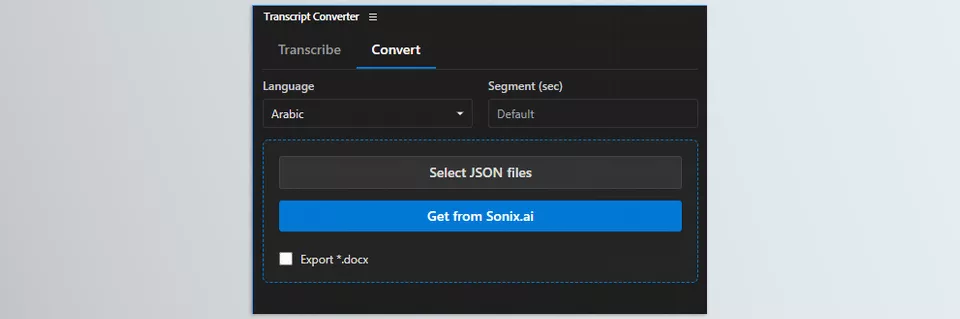 Transcript Converter - Sample 1