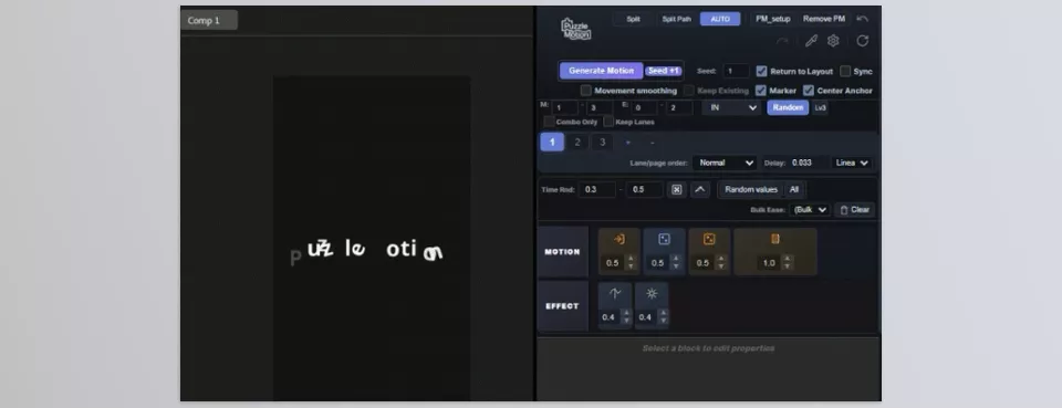 PuzzleMotion - Sample 2