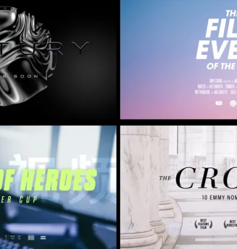 FILM TITLES: Tropic Colour's Epic Film Titles Design Templates (VOL. 1) 1