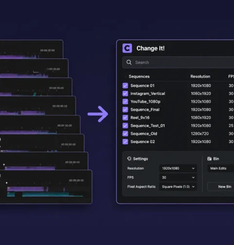 Change it! for Premiere Pro: Batch Edit, Organize & Manage Sequences 4