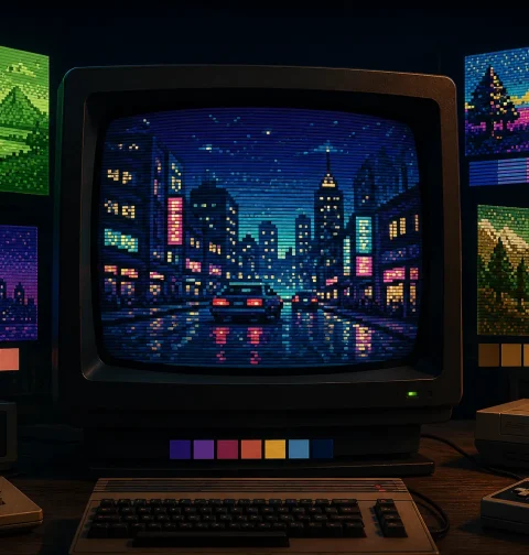 Retro Computer Effect Bundle – 1980s Video Effects Plugin 10